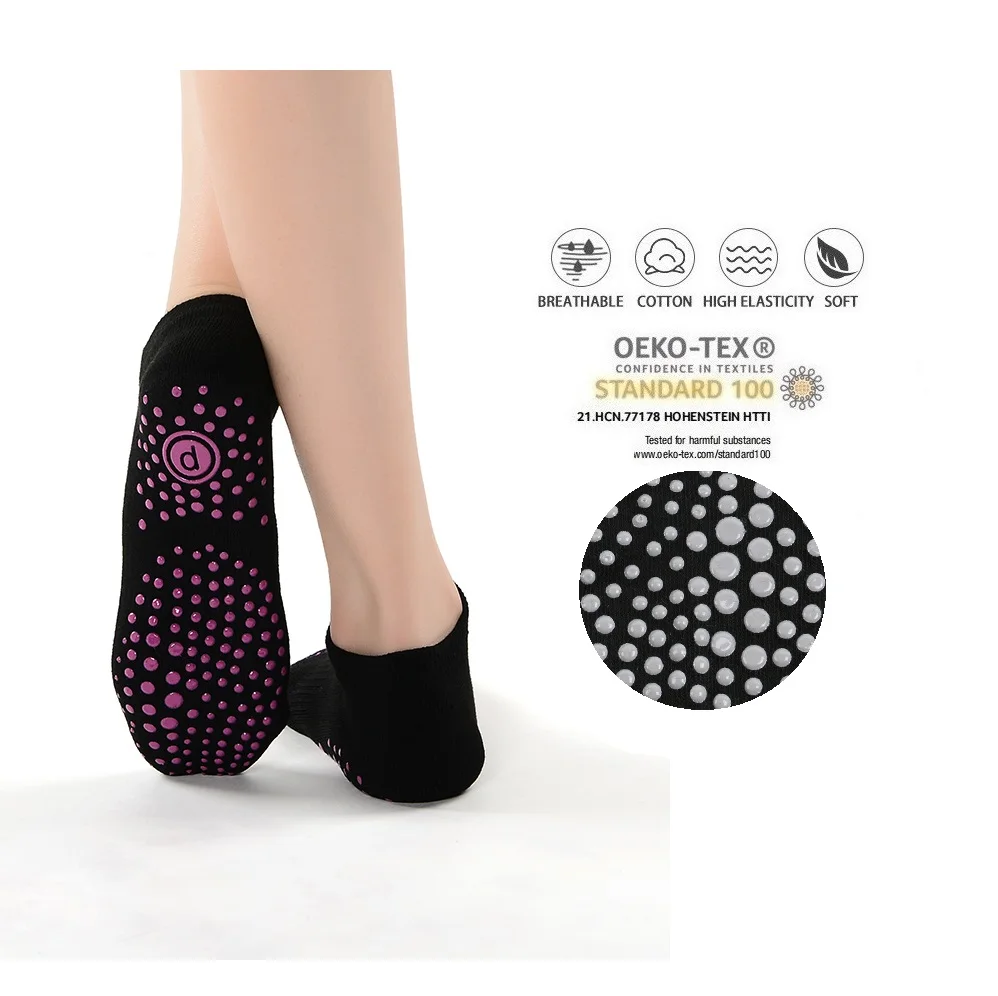 Amazon Hot Sale Women Non Slip Barre Ballet Socks Non Skid Grip Pilates Half ,Best Yoga Half,Full Toe Yoga Pilates socks