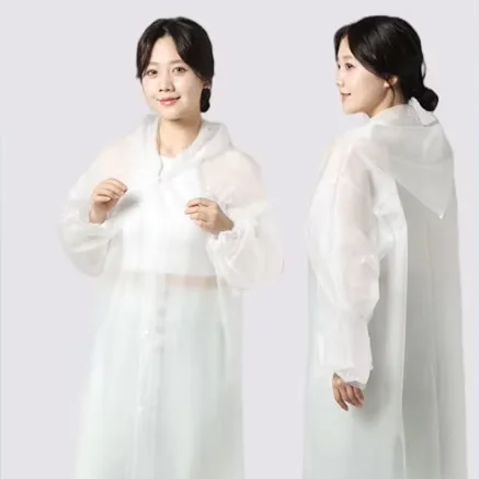 Одноразовый плащ-пончо для взрослых и детей