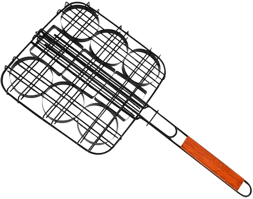 Outdoor Foldable BBQ Grill Grates for Grilling Hamburgers