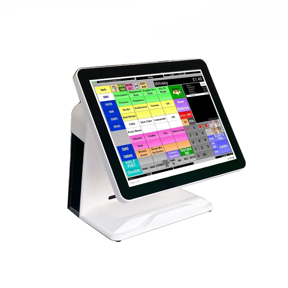 POS System With 15 Inch Touch Screen Point of Sale Display POS Machine For Supermarket