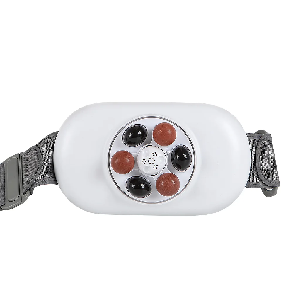 Heated Electric Warm Waist Stone Abdominal Massager Beltger