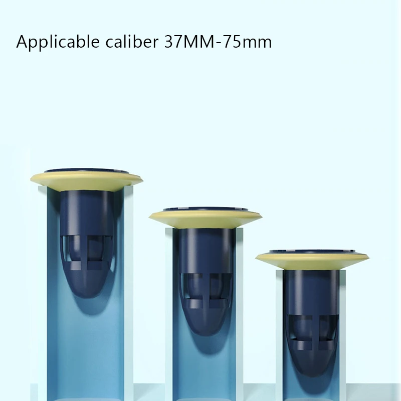 Kitchen Accessories Deodorant Soft Silicone Core Sewer Pipe Seal Ring Bath Washing Machine Cover Sink Anti-odor Floor Drain