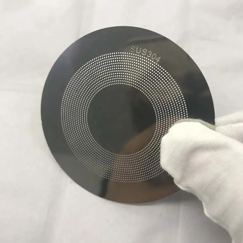 Micro Hole Photo Chemical Etching metal mesh Etching filter mesh disc