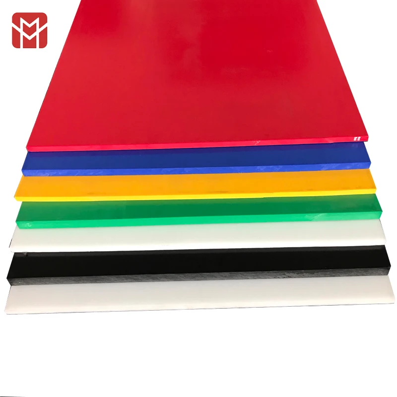 Supplies Color Colour Extruded Orange Black White Polyethylene Terephthalate Sheets PET Plate Board