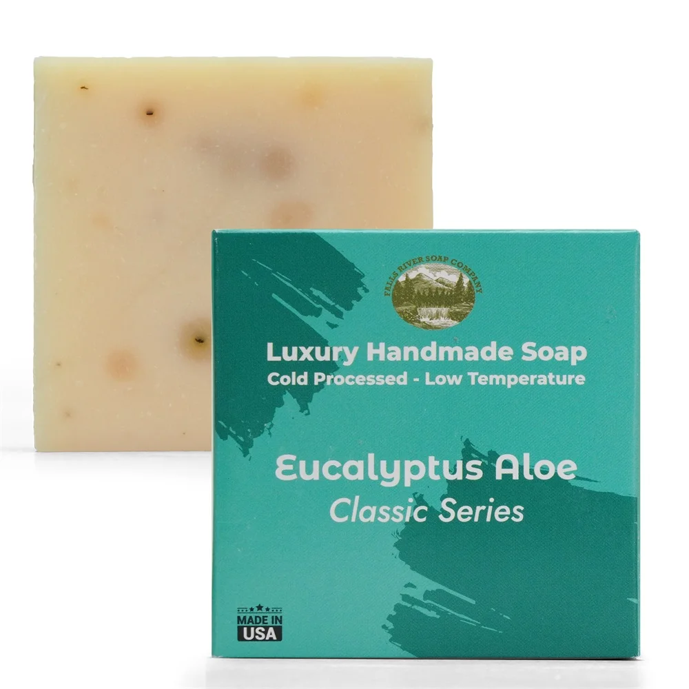 private label Classic Soap wholesale natural bath herbal bar soap bath Eucalyptus Aloe Bar Handmade Classic Soap