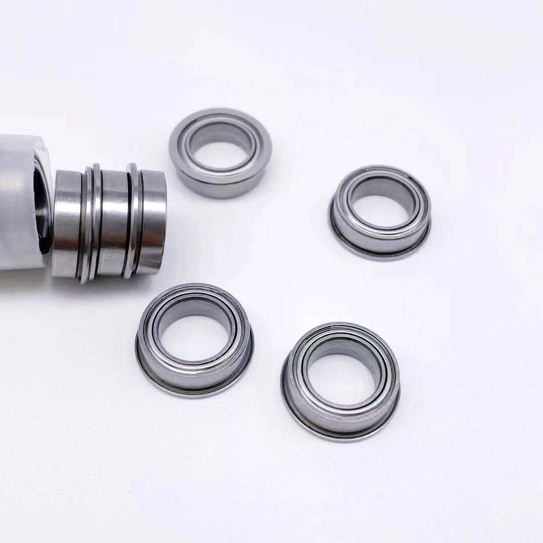 DST High Quality miniature ball bearing MR104 MF104 ZZ 2RS mini Flange bearing SIZE:4 * 10 * 3mm