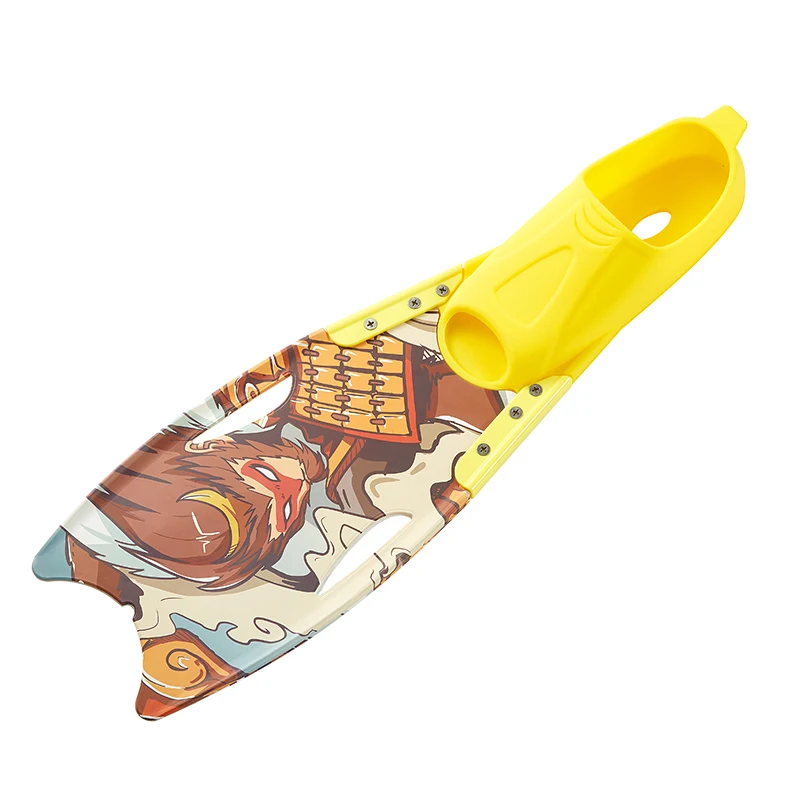 Свободный дизайн, красочный стиль, индивидуальная печать, OEM шаблон, плавники, силиконовые моноплавники