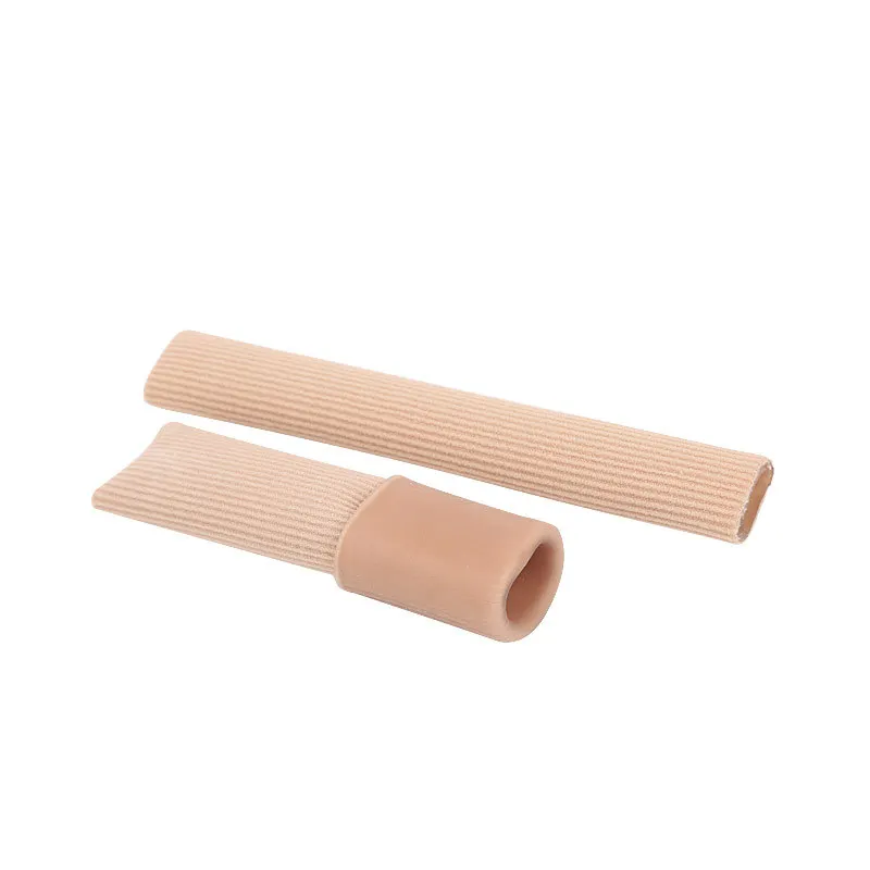Hot Selling Toe Separator silicone Gel Tube Bandage Toe Protectors callus corns protect pads