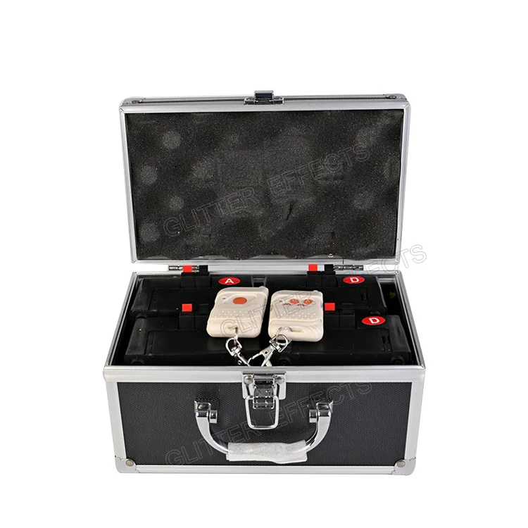 
D04 Remote control 4 cue fireworks fountain base firing system 