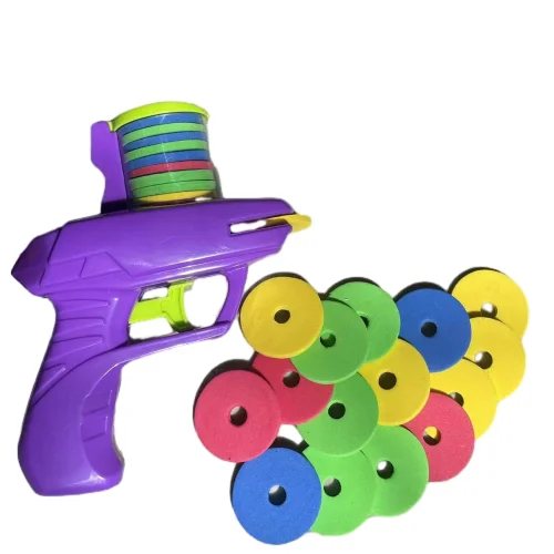 EPT $1 Dollar promotion Toys Outdoor Carrot-Shaped Safe Soft Bullet Gun Children Party Gift Interactive Target Game GunToy