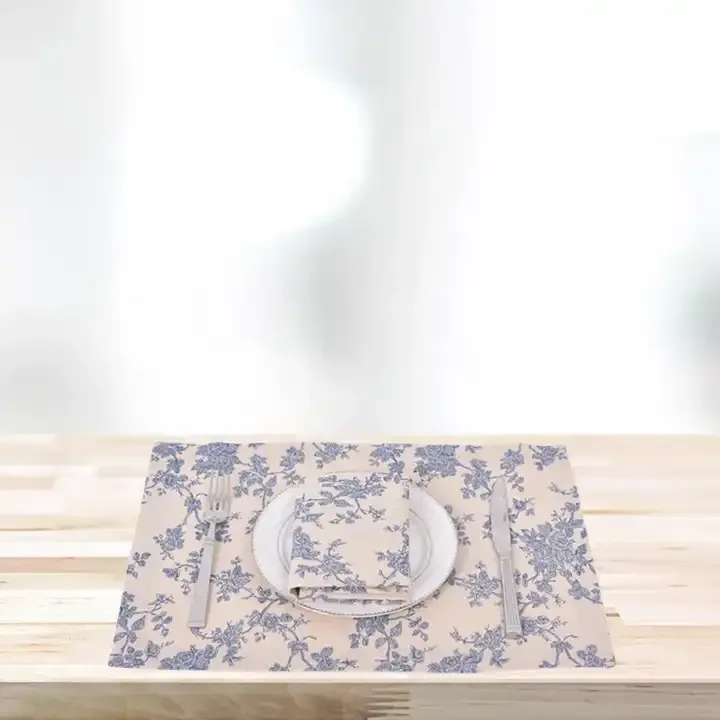 Wholesale inexpensive waterproof and heat-proof placemat woven ecological home placemat