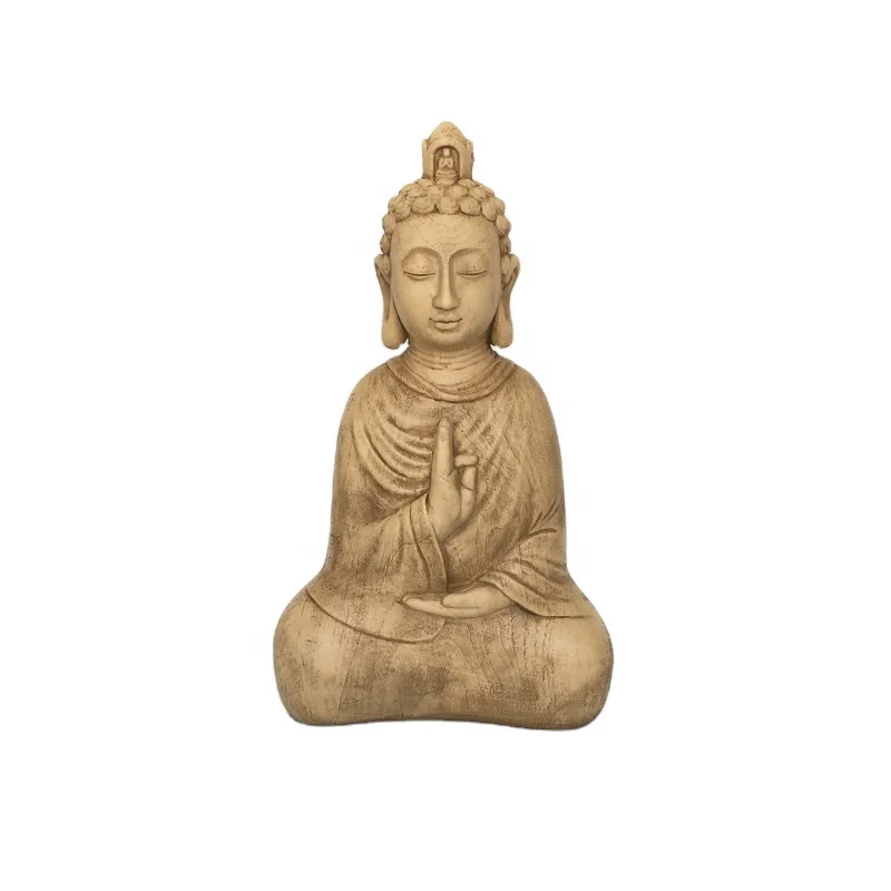 custom resin molds buddhism figurine  home decor meditation wood buddha statues