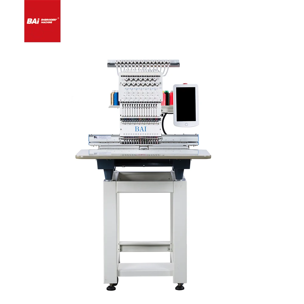 BAI 12/15 needles Richardson 3d puff /foam cap embroidery machine