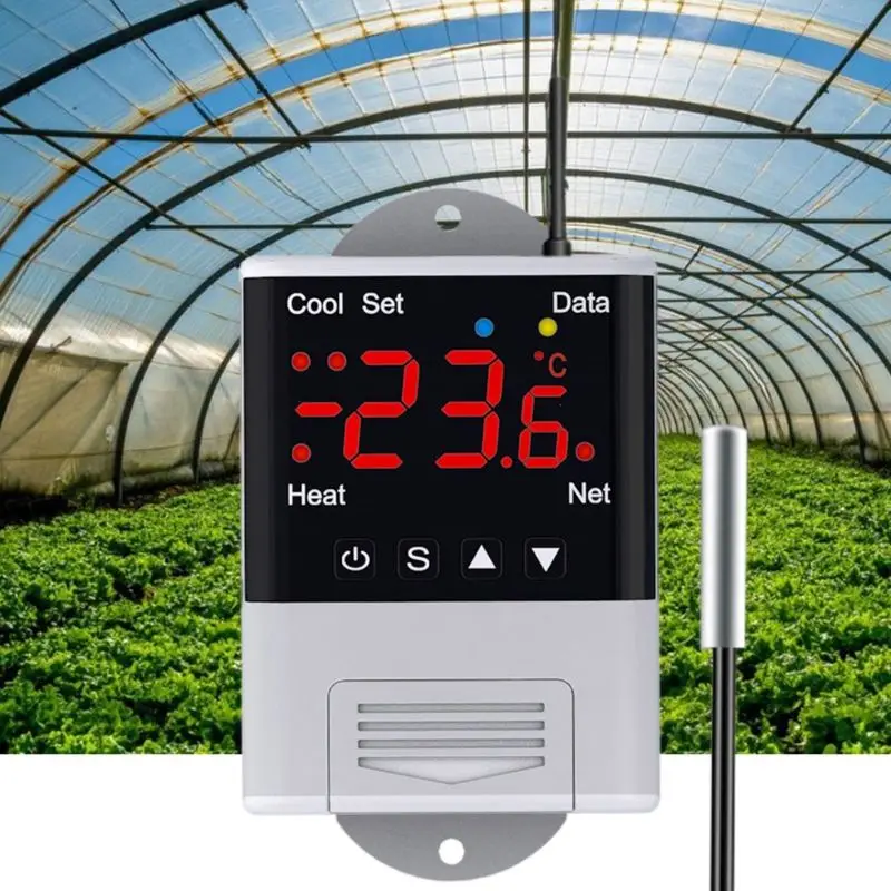 WiFi temperature controller Smart wireless aquarium fish tank incubation central air conditioning temperature controller