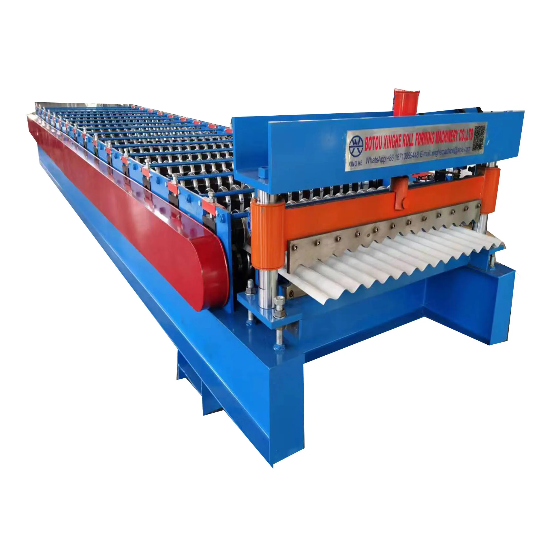 Metal Roofing Galvanized Aluminum Corrugated Steel Sheet Making Machine