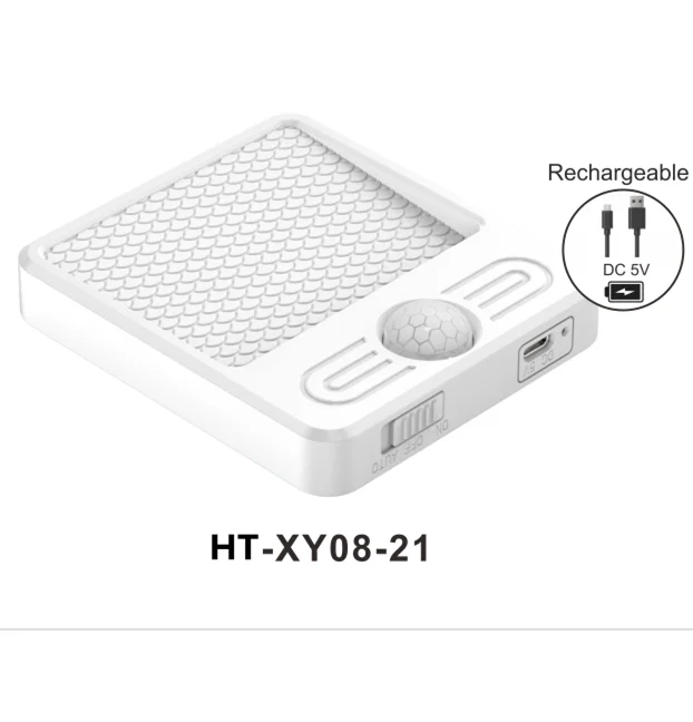 
PIR Sensor LED Night Light by 3M Stick 3.7V 1000mAh 2835LED 