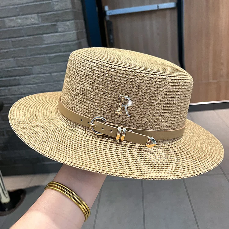 wholesale factory direct summer  unisex west Cowboy  Hat with leather ribbon straw Hat