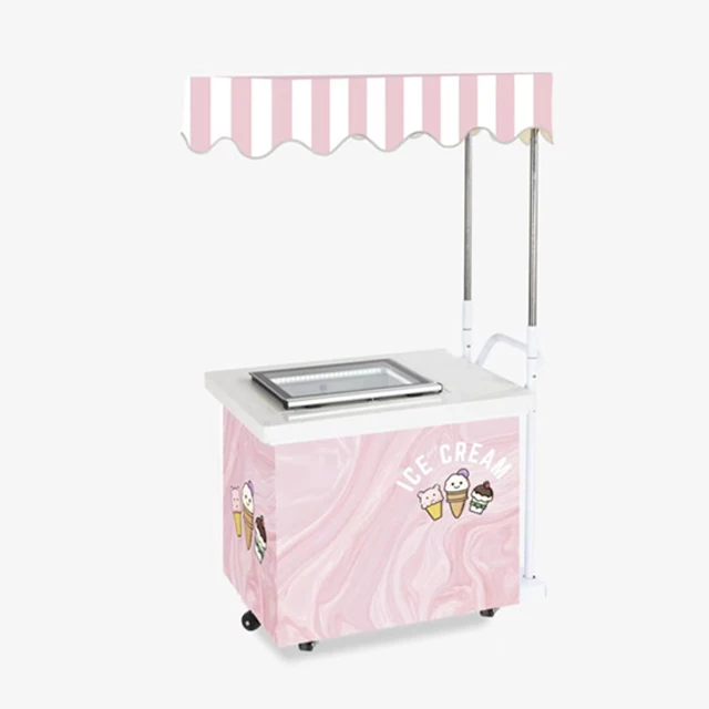 Высококачественная тележка для мороженого Prosky Gelato велосипед машина
