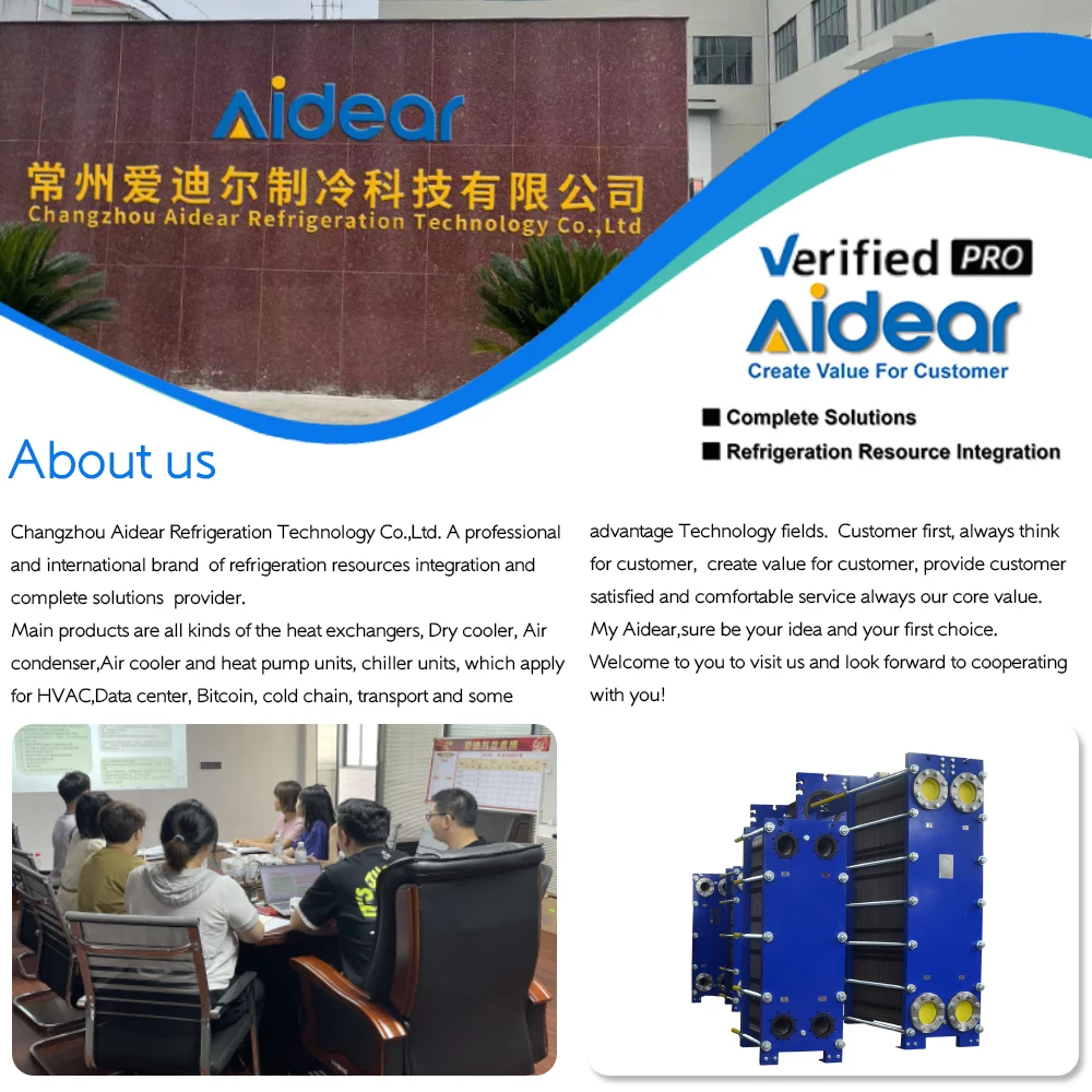 Aidear Reliable And Cheap heat exchanger water water gasket plate heat exchanger accessories