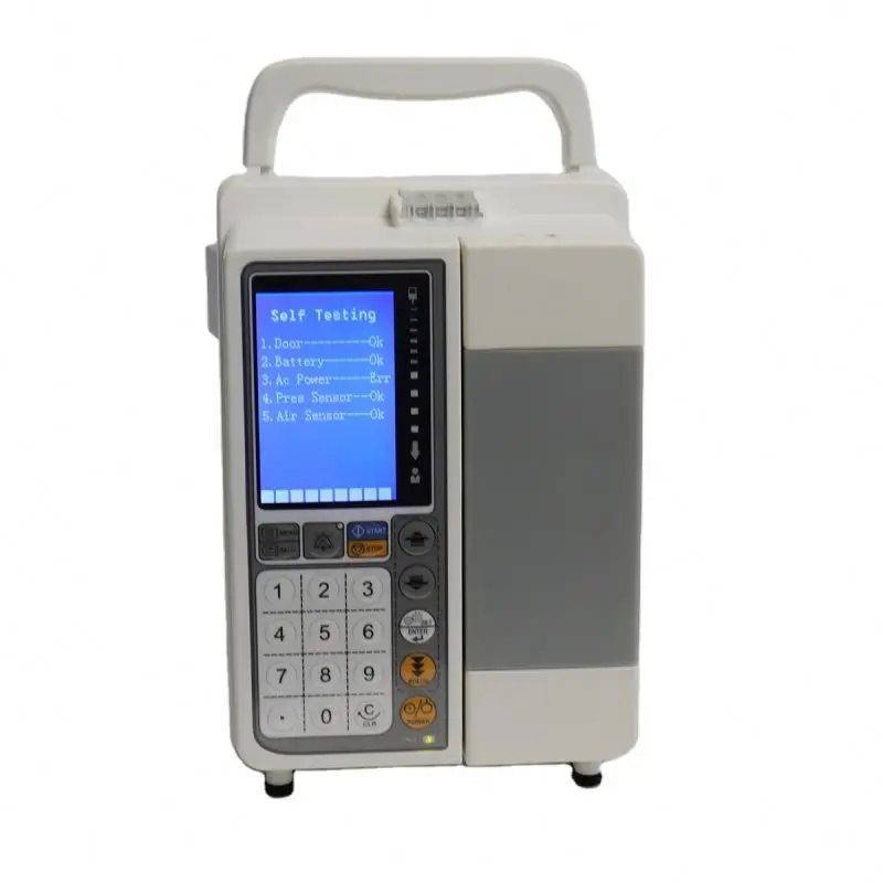 LCD Display Smart IV Infusion Portable Veterinary Infusion Pump
