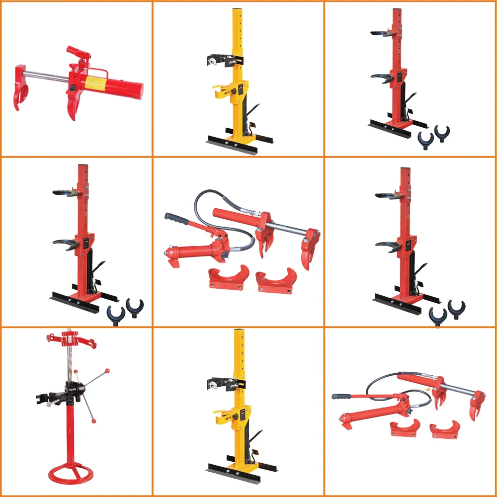 2200Lbs Interchangeable Fork Coil Strut Shock Absorption Spring Compressor Tools Kit