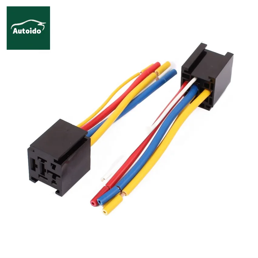  Реле общего назначения автомобиль грузовик AC/DC 12V/24V 80A реле гнездо 5 Pin контроля холодильного агрегата провод
