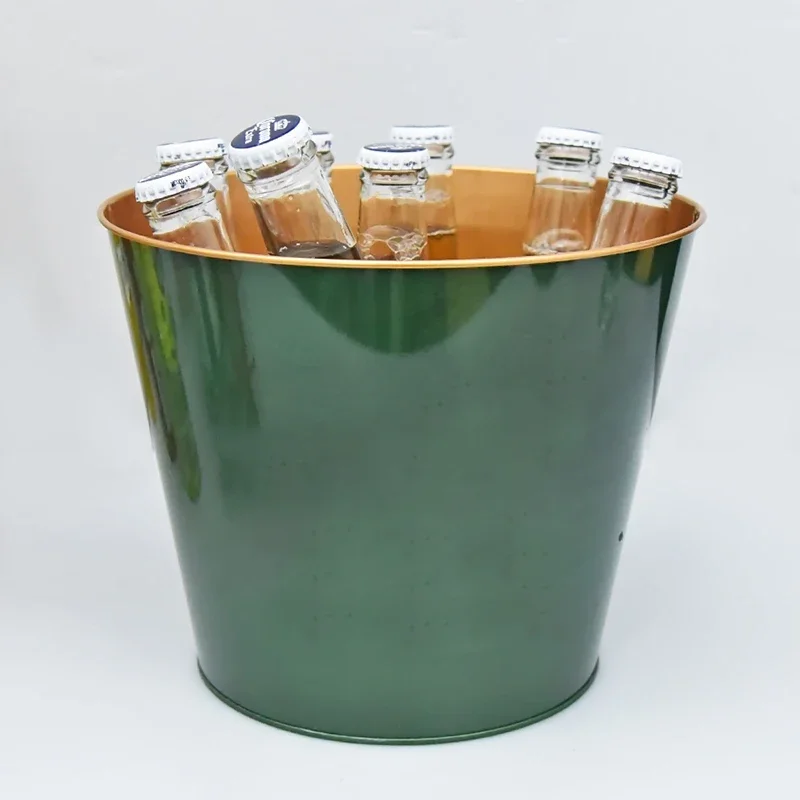 Custom Metal Tin Ice Bucket Beer Bucket