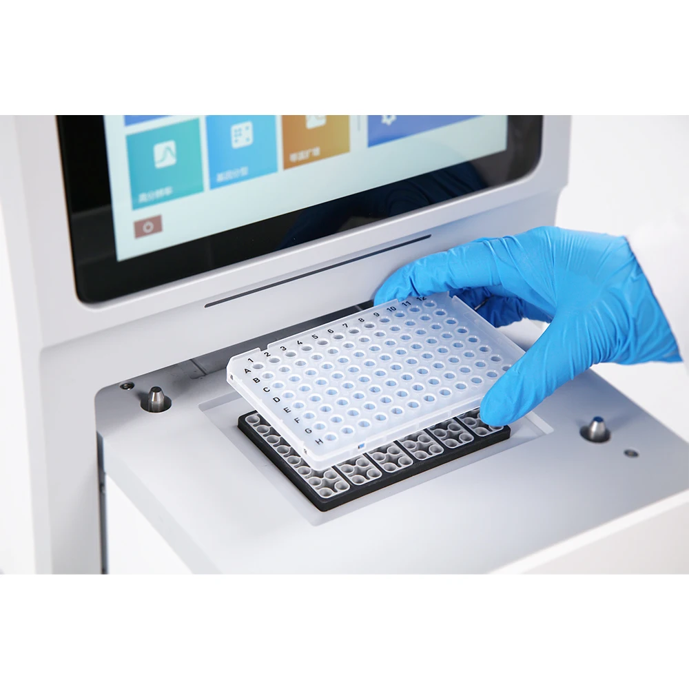 100~240V Real-Time PCR System Qualitative / Quantitative Portable PCR Thermal Cycler Price Machine