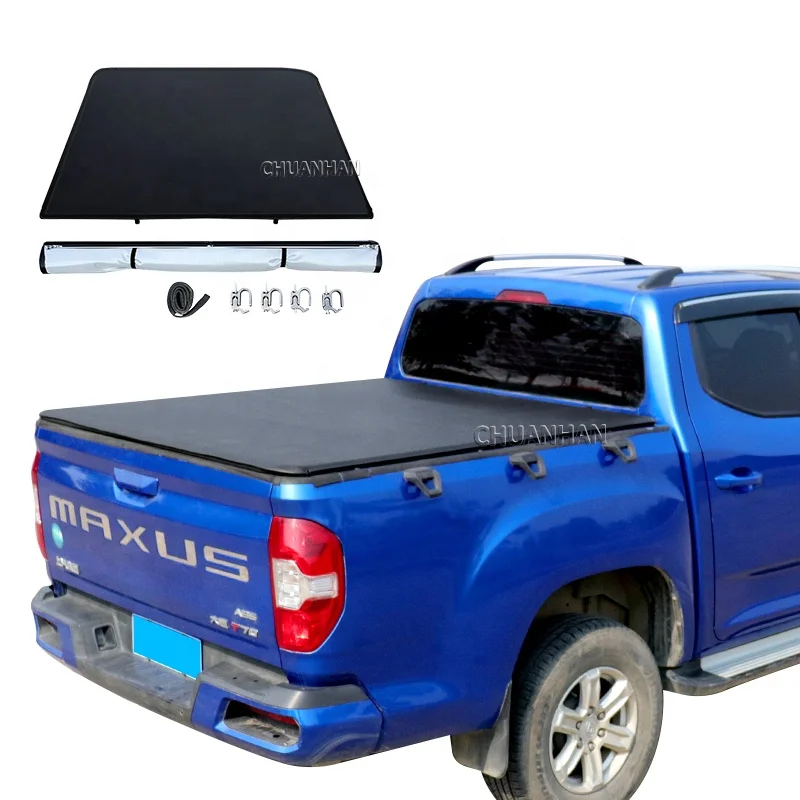 Soft Roll Up Truck Bed triton 2024 Tonneau Cover for tundra 2022 Ford Ranger F150 Raptor mazda bt50