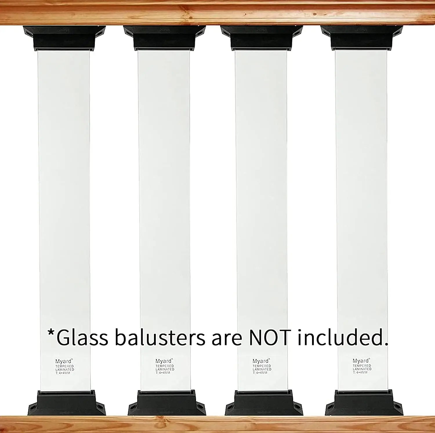 Made In Taiwan Myard Level Baluster Connectors For Deck Scenic Frontier Glass Balusters