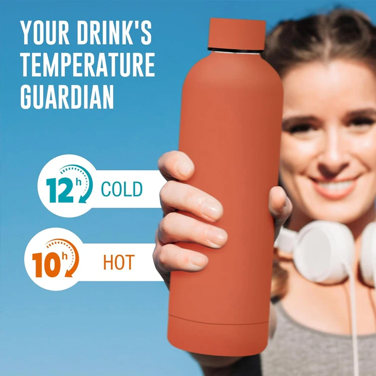 2024 New Custom Double Wall Insulated Vacuum Stainless Steel Water Bottle For Hot And Cold Drinks