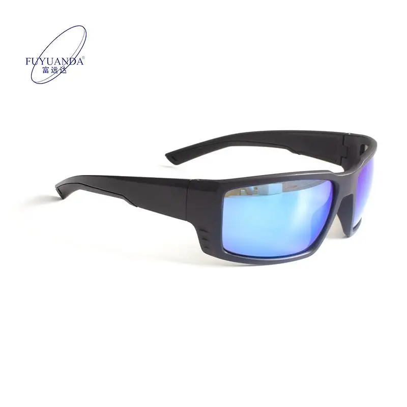 Fuyuanda TR90 Silicone Costas Sunglasses Comfortable Polarized Fishing Sports Glasses Outdoor Activities Blue Cycling Running