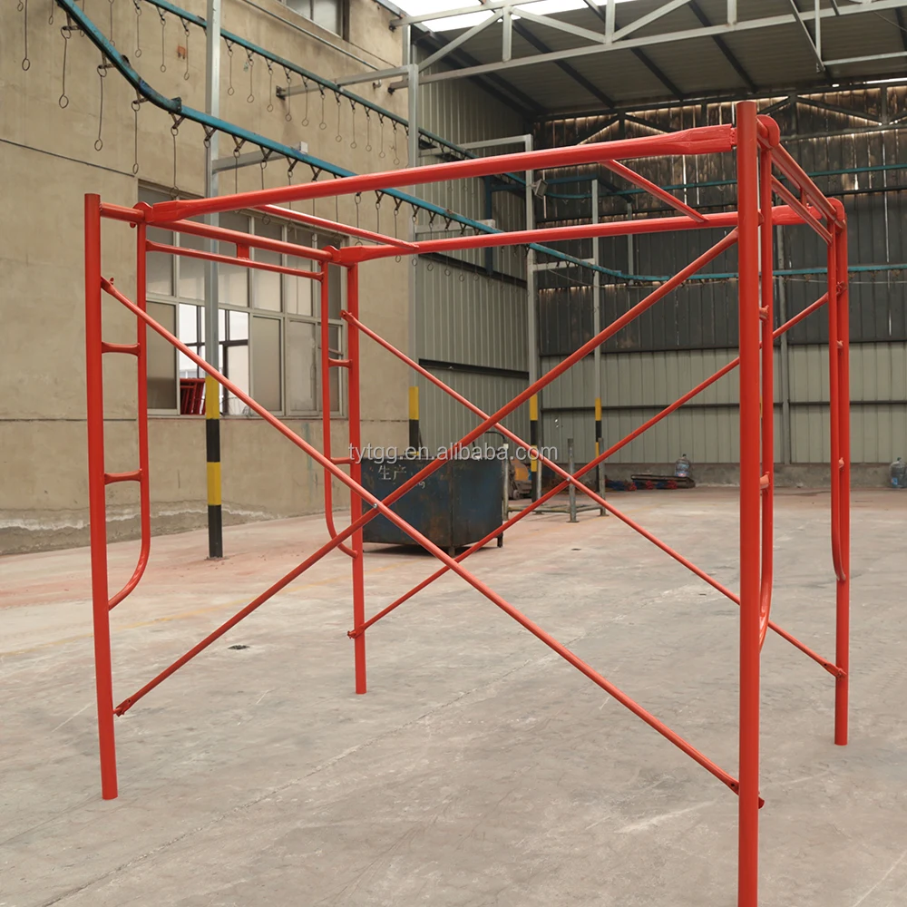 New Design Safety Construction Site Scaffold Foldable Metal Mobile Scaffolding For Warehouse