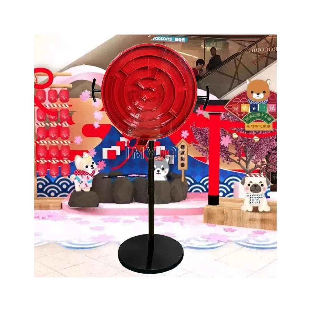 Amusement park gravity marble run funny game maze balls track construction set handheld steel ball maze game for kids