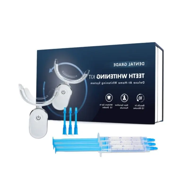 oem package wireless rechargeable 28leds teeth whitening light teeth whitening refill kit