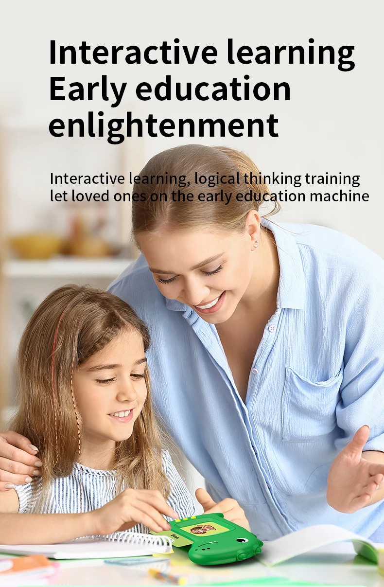 Multi Functional Toddler Educational Toy Kids Electronic Cognitive Cards Talking Flash Cards Machines Card Reader learning toys