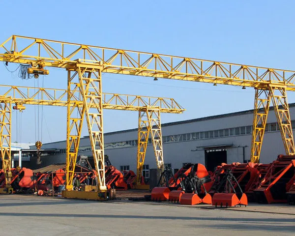 MH Truss type ce certificated 12t 15t single girder gantry crane with electric hoist