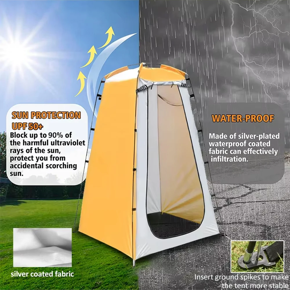 Shower tent Camping Bathing Collapsible Tent And Dressing Room Camping Bracket Outdoor Inflatable outdoor Tent