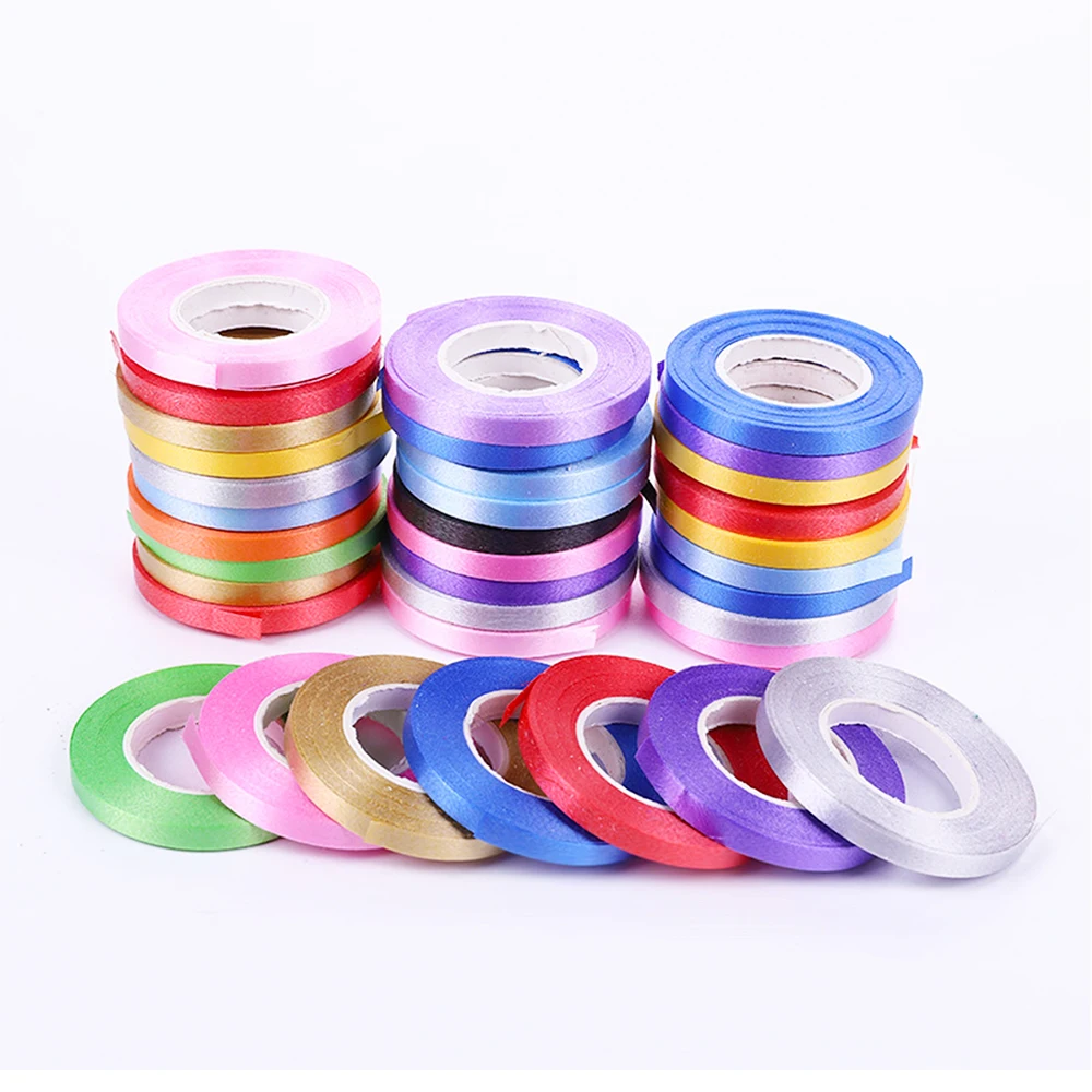Wholesale High Quality Curling Ribbon 10m Multicolor Rose Gold PP Ribbon Party Decoration