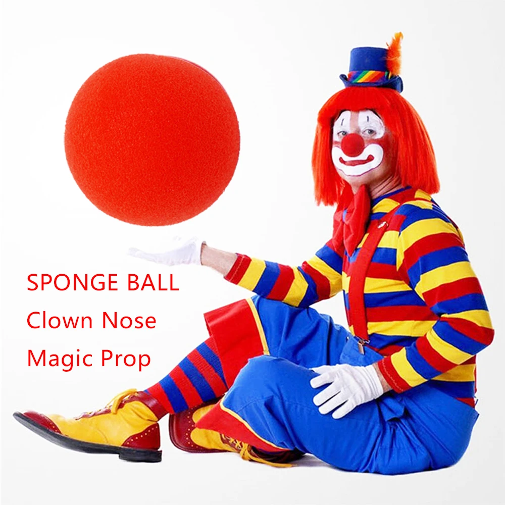 Popular Finger Sponge Ball Magic Tricks Classical Magician Illusion Comedy Close-up Stage Card Sponge Foam Ball