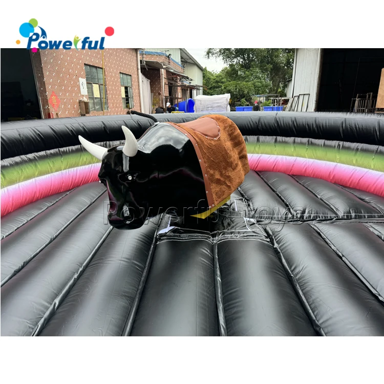 Outdoor indoor sport game inflatable rodeo bull amusement park ride inflatable mechanical bull ride