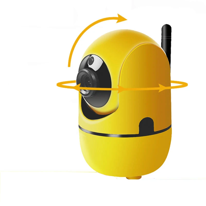 AI Smart Camera  Wifi Smart Indoor Camera Max 128GB TF/SD Card Tracking Camera