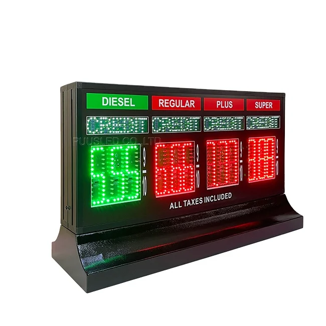 Factory Directly Provide Waterproof Gas Changer Led Pump Topper Gas Price Display Led Gas Prices Sign For Sale