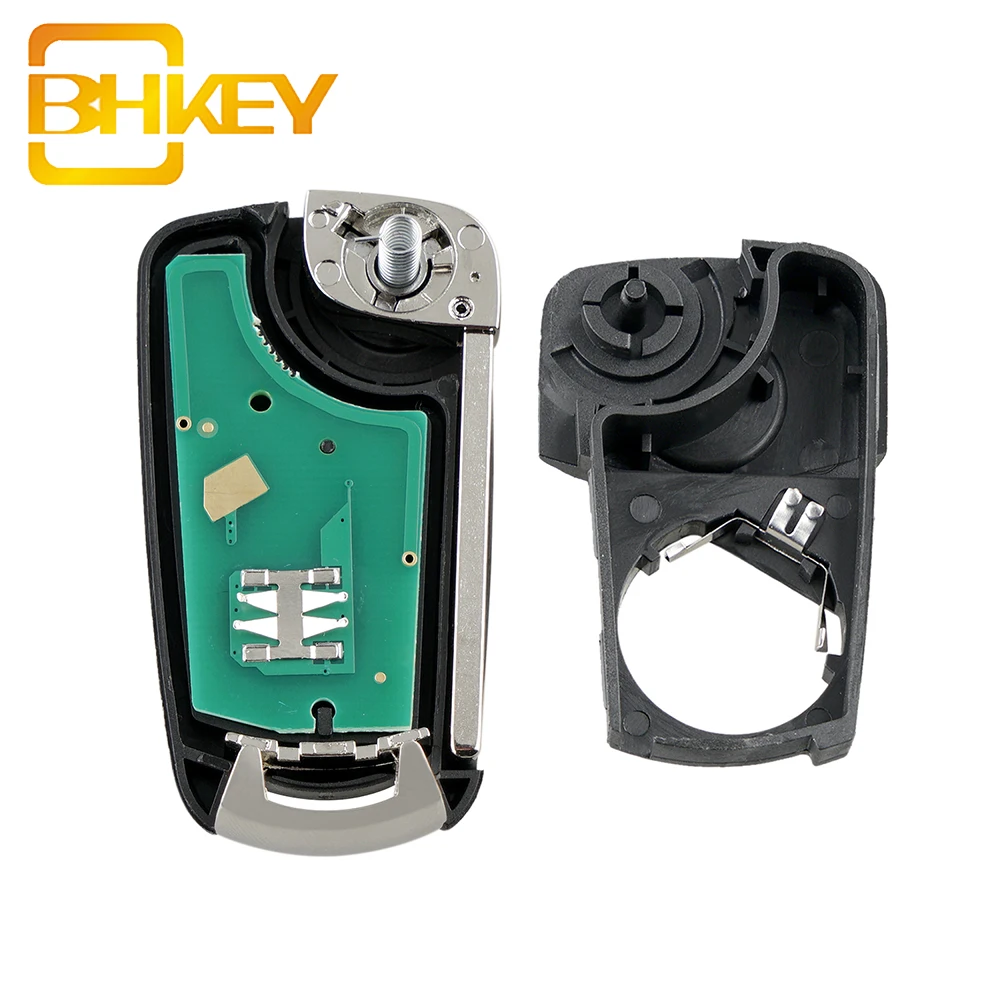 2 Buttons Delphi System 433 MHZ PCF7941 Chip HU100 Blade Folding Fob Remote Car Key For Opel Corsa D Meriva Vauxhall