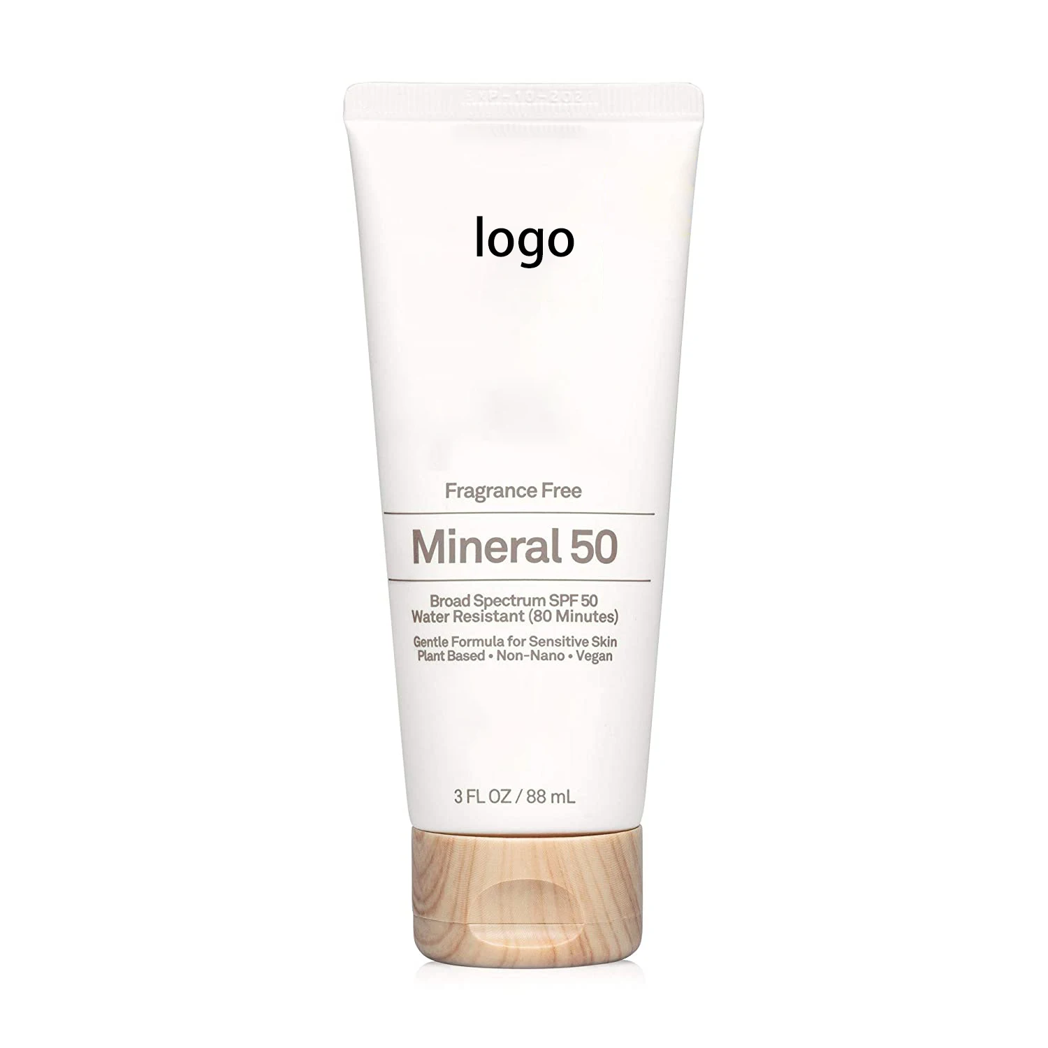 Собственная торговая марка OEM SPF 50 солнцезащитный лосьон минерал UVA/UVB защита лица и тела для ребенка