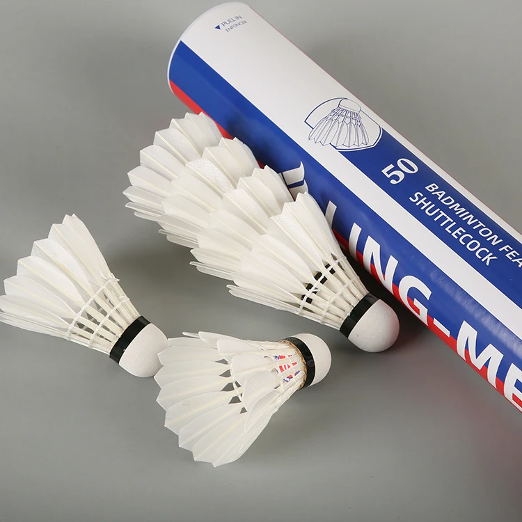 high quality duck feather shuttlecock badminton equal to victor tournament