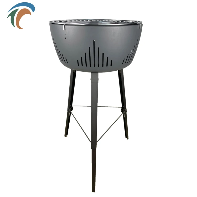 No smoke charcoal bbq grill bbq charcoal grill 60cm 22 cm