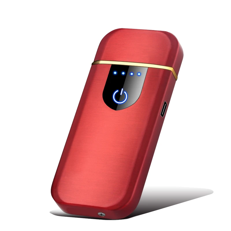 Metal Electric USB Lighter FR-709 New Low Price Slim Electronic Cigarette Zinc Alloy CLASSIC Giveaways Smoke Electronic 0.07KG