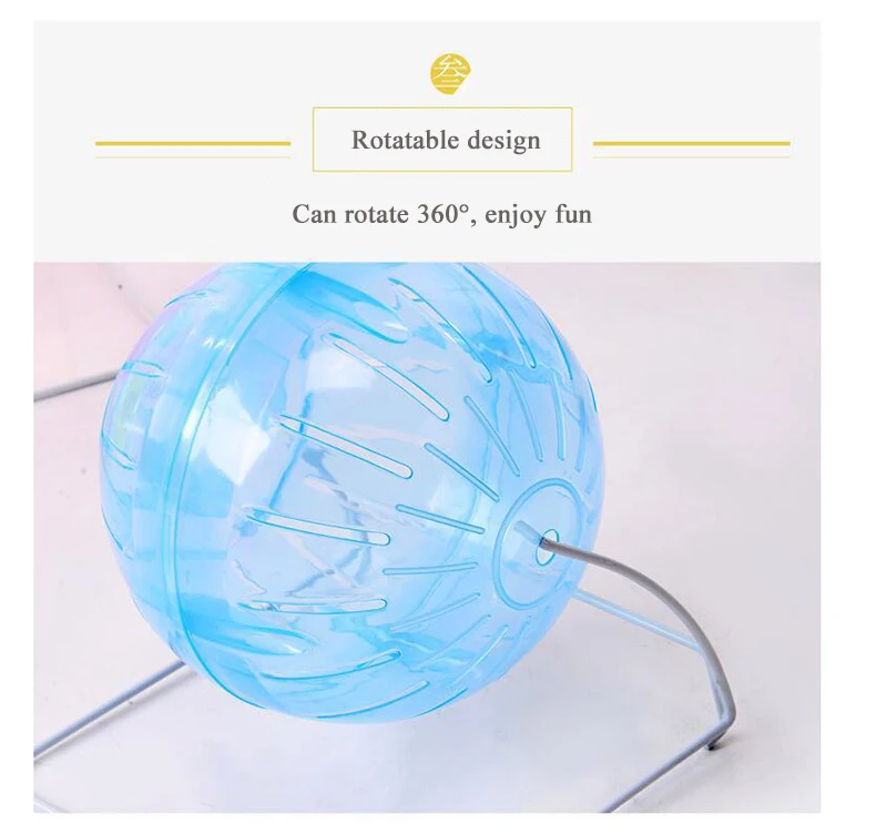 1pc Hamster Ball Rat Toys Pet Chinchilla Ball Hamster Gerbil Rat Jogging Exercise Ball Cage Mini-trot Play Toys Hamster Products