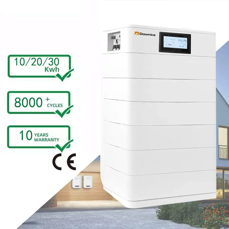 High Voltage Ess 10kWh 15kWh 20kWh 30kWh 206Ah Battery Stacked 51.2V 200Ah Lifepo4 Batteries Lithium Home Energy Storage Battery